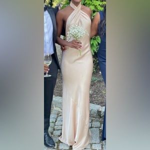 Show me your mumu Champagne Bridesmaid dress